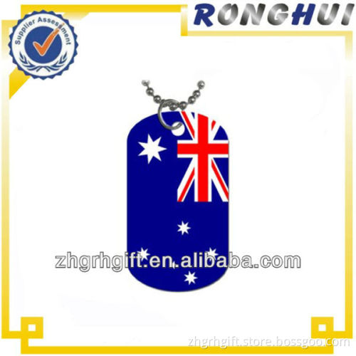 new zealand flag dog tag